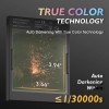 TOOLIOM Large Viewing Welding Helmet True Color Auto Darkening Solar
