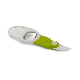 Joseph Joseph GoAvocado, 3-in-1 Avocado Tool with soft grip handle, Green
