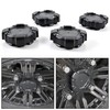 SAUTVS Tire Wheel Hub Caps for Polaris General 1000, Black