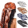 Generisch Headscarf for Women, Pack of 3 Large Square Satin
