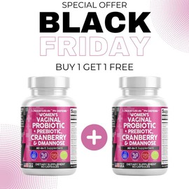 Clean Nutra BOGO OFFER - Clean Nutra PH Defend Probiotics for Women Balance with Prebiotics Cranberry Dmannose - Healthy Odor and Tract Support - Specification: Buy 1 Get 1 FREE