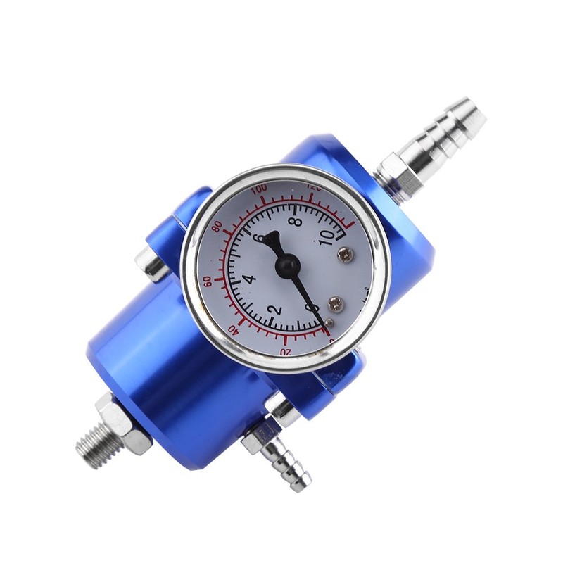 Fuel Pressure Regulator, Universal Adjustable Fuel Pressure Regulator 0-140 PSI