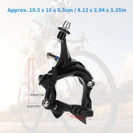 Ongwan Keenso Caliper Brake Bicycle Caliper Brake V Brake Set Bike Brake Caliper Set 1 Pair Aluminum Alloy Mechanical Dual Pivot Bicycle Brake Set for Road Bike Repair Parts