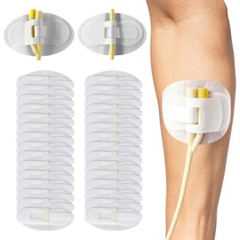 30Pcs Foley Catheter Stabilization Device, Catheter Tube Holder, Adhesive Catheter Urinary Leg Bag Legband Holder Catheter Supplies for Single/Double Tube, G Tube and Feeding Tube in Place