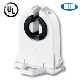 40 Pack - BJB T8-T12 Lamp Holder UL Non-Shunted Push-Through Snap In Socket Light Socket For LED Fluorescent Tube Replacements, LH1069, 26.292.1112 (40)