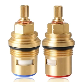 2Pack Ceramic Cartridge for Grohe 45887000 45888000, Faucet Cartridges Replacement Parts, Bathroom Faucet Cartridge Replacement, Cold and Hot Water for Ceramic Cartridges
