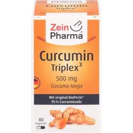 Curcumin Triplex3 500 mg/Cap.95% Curcumin + BioPerin Pack of 40