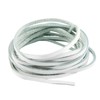 yumcute Genuine Leather Necklace Cord, 3mm×3m White Leather Cord, Bracelet