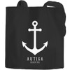 Autiga® Jute Bag Anchor Nautical Sailor Sailing Black 2 Long