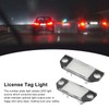 Pair LED Licence Plate Light Anti Rear End Collision Replacement