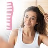 VOCOSTE Wide Tooth Hair Comb Multi-Purpose Tangle Free Plastic Cherry