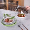 Microwave Splash Heating Cover PC Food Splatter Guard with Extension