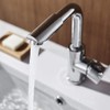 Bathroom Faucet, Swivel hot and Cold Water Faucet, Double hot