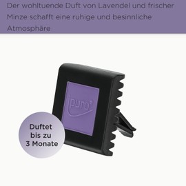 ipuro - Refreshing ipuro Lavender Touch Car Fragrance - Subtle Car Air Freshener with Contemplative Lavender Notes - Car Air Freshener for a Puristic Fragrance Experience up to 3 Months