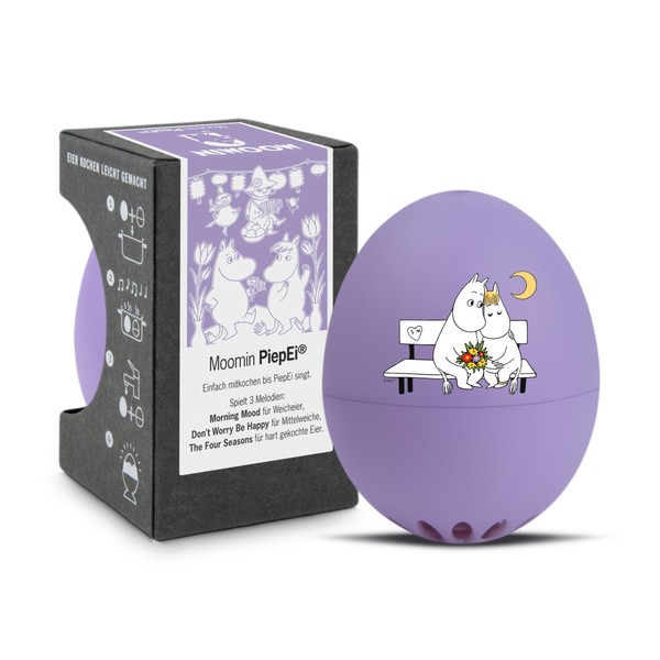 Moomin PiepEi Purple - Singing Egg Timer for Cooking with