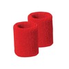 Artec 18155 Fluffy Terry Cloth Wristband, Red, Sports Festivals, Recitals,