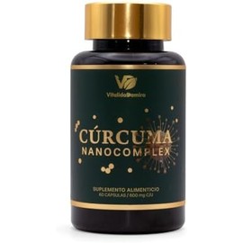 Cúrcuma Nanocomplex con Quercetina, Piperina, Zinc, Vitamina D3 y Ácido Alfa Lipoico, 60 Cápsulas Vegetales, Alta