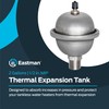 Eastman 2-Gallon Mini Thermal Expansion Tank, Stainless Steel Hammer Arrestor