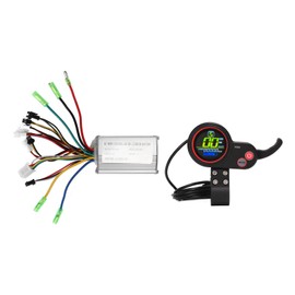 36V 48V 15A Motor Brushless Controller and LCD Display Kit for Electric Bikes Scooters 22.2mm Handlebars