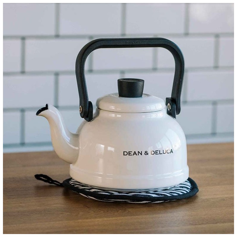 DEAN & DELUCA Pot Holder, Black, Pot Gripper, Mitten, Round,