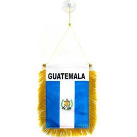 1000 Flags Guatemala Flag Car Window Hanging Pennant