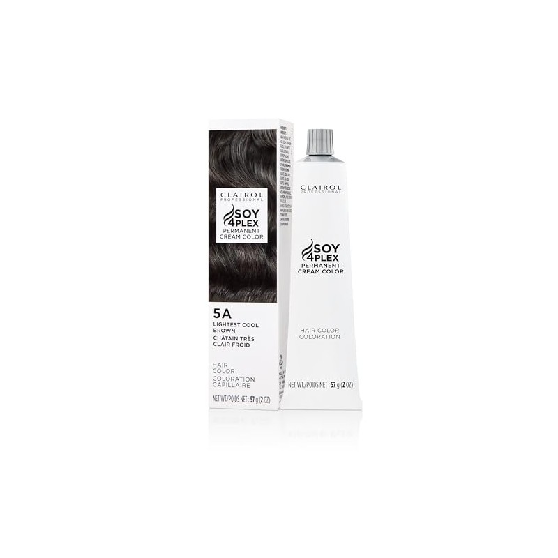 Clairol Profesional Permanent Crème, 5A Lightest Cool Brown, 2oz