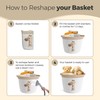 Giraffe Storage Basket for Nursery – Large 15”x11” Cotton Rope