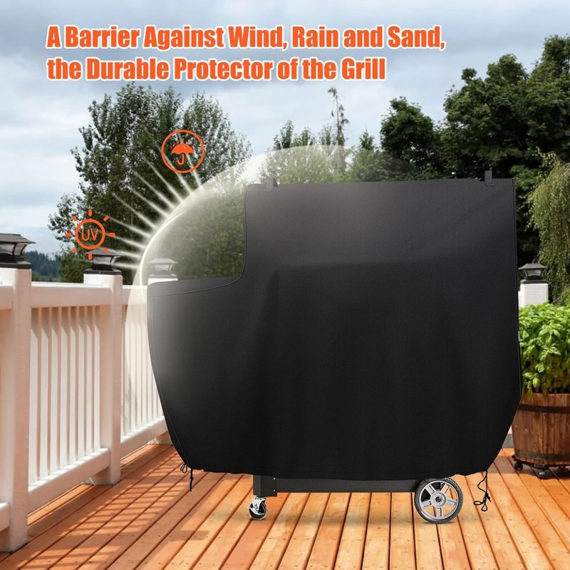 QuliMetal Smoker Cover for Gravity Series 1050 Digital Charcoal Grill