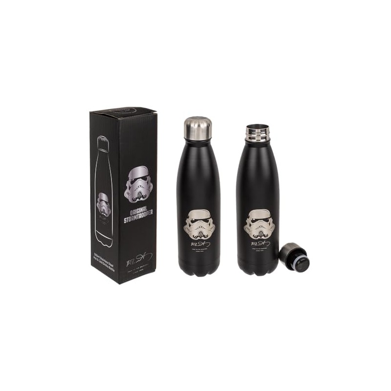 Out of the blue Stormtrooper I Metal Drinking Bottle for