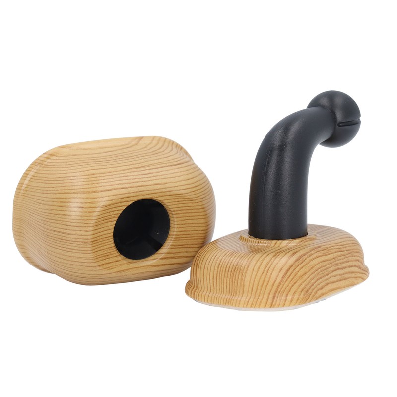 Door Stopper Non Magnetic No Drilling Windproof Wood Grain Invisible