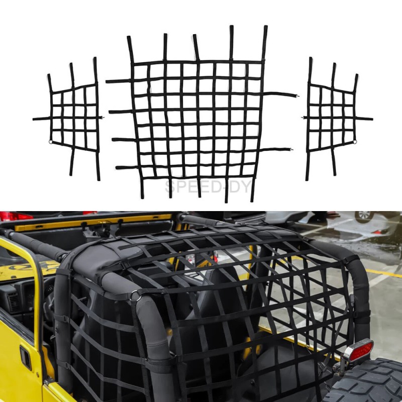 SP AUTOMOBILE For Jeep Wrangler 97-06 TJ Cargo Restraint System