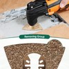 INMOZATA 102PCS Multi Tool Blade Oscillating Multi Tool Accessories