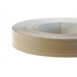 Furndiy 7/8" x 50' Roll of Maple Pre-Glued Melamine Edgebanding Tape - Melamine Edgebanding Tape - Iron on Edgebanding - Edgebanding for Furniture Restoration (Maple, 7/8" x 50ft)