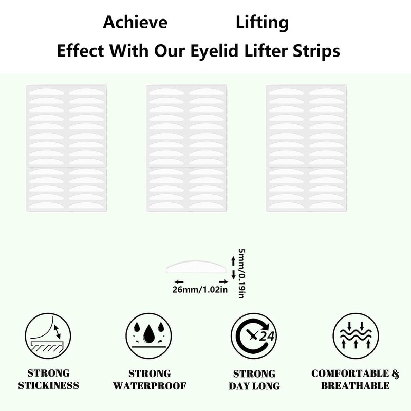 Eyelid Lift Tapes Eyelid Correcting Strips for Sagging Eyes 5MM