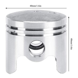 Topincn Electric Brush Mower Piston Set Φ40 mm Aluminium Alloy Piston Suitable for 44-5 520 1E40F-5 Tl43 Cg430 Bc430 40-5 43CC