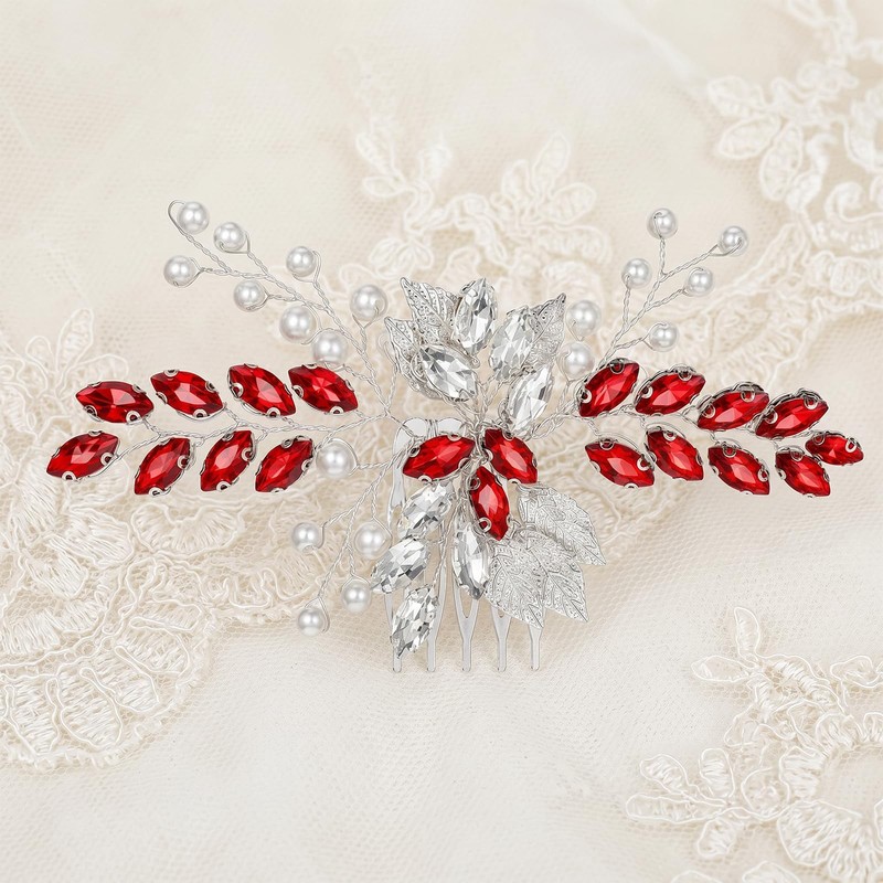Wedding Hair Comb, Rhinestone Bridal Hair Comb