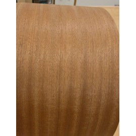 Sapele Ribbon Mahogany wood veneer edgebanding 7/8" x 120" with iron on adhesive