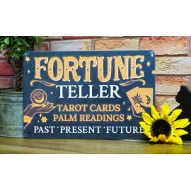 Bad Bunny Designs Fortune Teller Tarot Cards Tin Signs TS2342