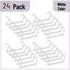 Mr. Pen- Space Saving Hangers for Clothes, 24 pcs, White,