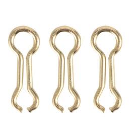 Alomejor Sinker Eyes 300 Pieces Carp Fishing Wire Eye Sinker Fishing Size S M Long Sinker Eyes Eyelets Screw (S)