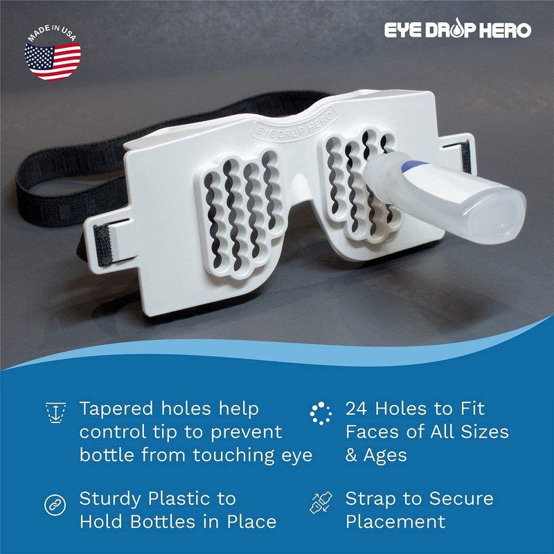 Eye Drop Hero- Eye Drop Guide | Securely Hold and