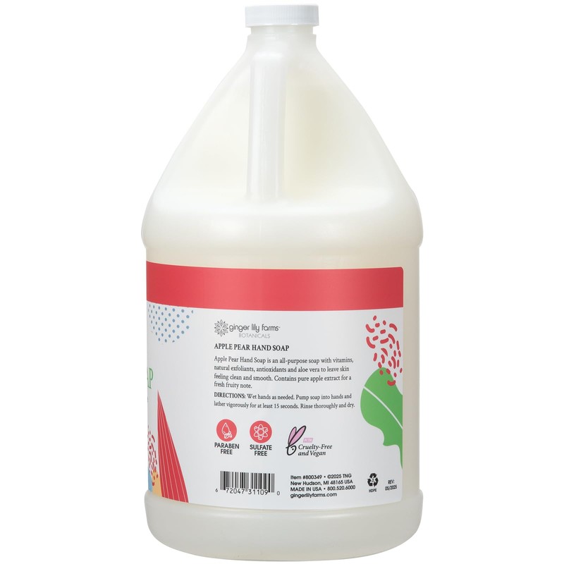 Ginger Lily Farms Botanicals All-Purpose Liquid Hand Soap Refill, 100%