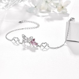 PARYFO Sterling Silver Bracelet - Koala/Butterfly/Horse/Heart/Angel - Cute Animal Jewellery for Women, Girls, Children, Daughter - Birthday Christmas Gifts, Sterling Silver