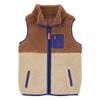 Carter's Boys Zip-Up Vest (Brown/Blue Sherpa, 7 Years)