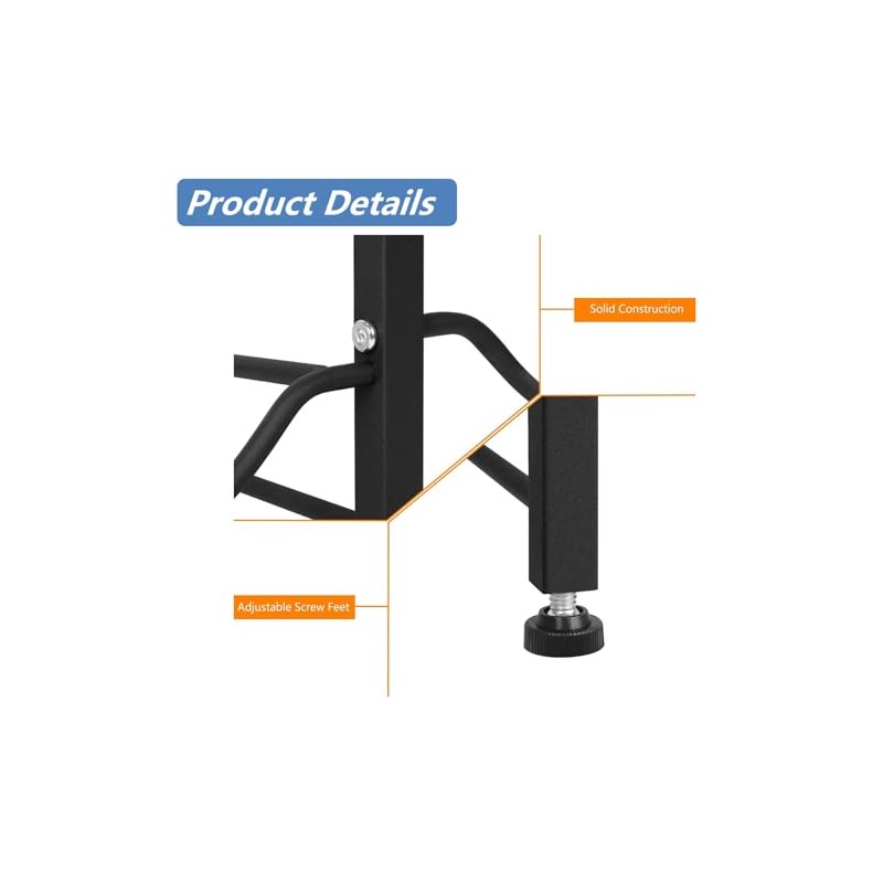 LIANTRAL 5 Gallon Water Bottle Holder, 3 Tiers Black Double