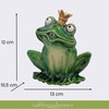 Gargoyle Frog 16 cm with Ceramic Solar Pump for Mini