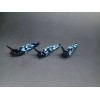 Unmarked Glass Slug, Black and Blue