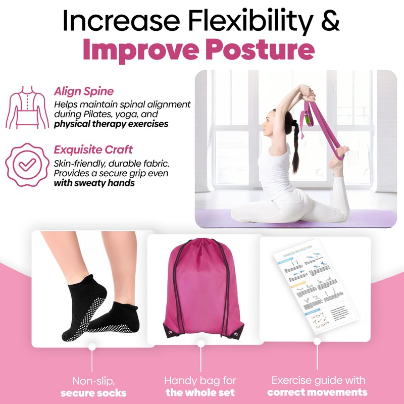 flexintense 9-in-1 Pilates Ring Set – 13” Magic Circle, 9.8”