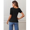 MEROKEETY Women's Summer Casual Short Sleeve T Shirts 2025 Basic