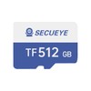 SECUEYE 512GB TF Memory Card with Adapter Class 10 FAT32